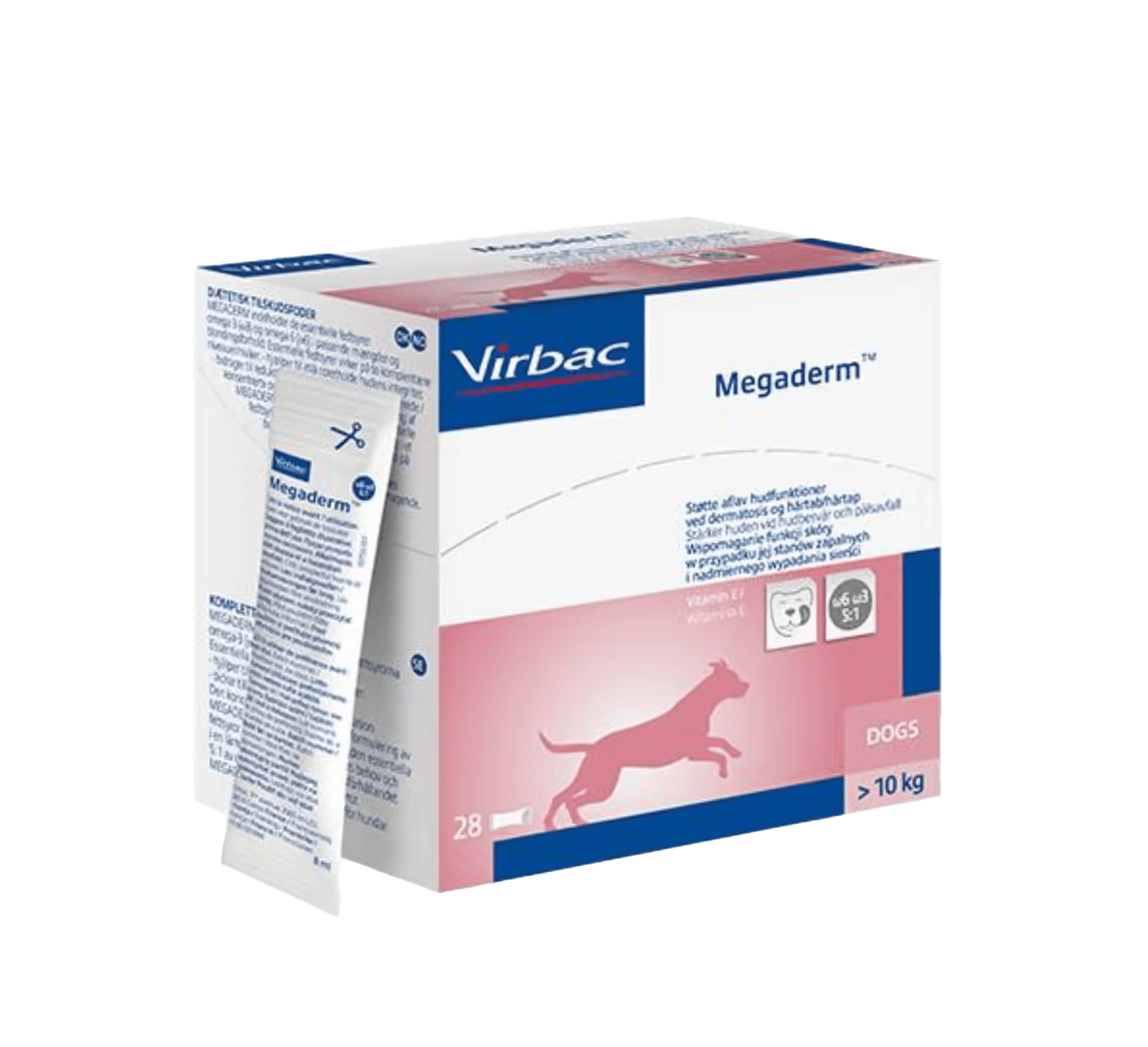 Virbac Megaderm t Hund>10 kg, 28x8 ml VESO Apotek