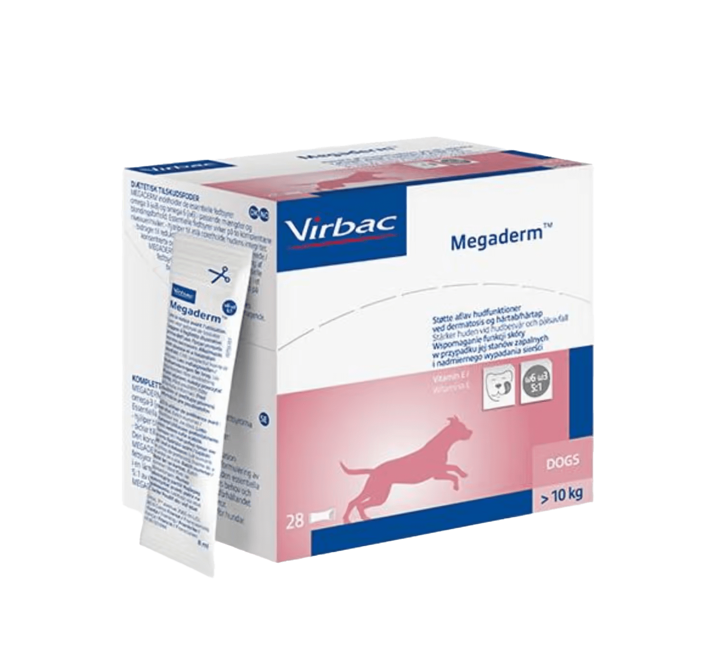 Virbac Megaderm t Hund&gt;10 kg, 28x8 ml VESO Apotek