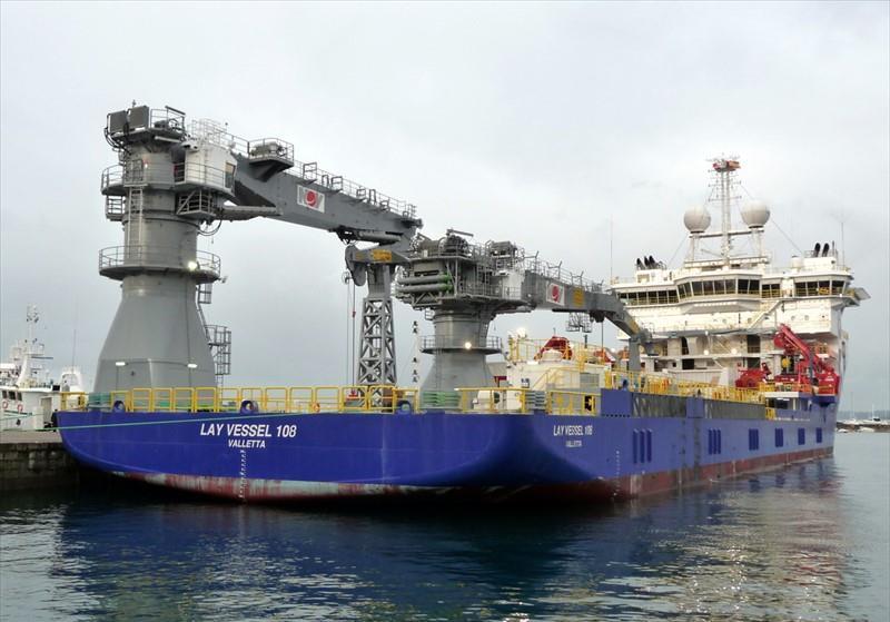 Subsea Navigation for Pipelay Vessel LV 108