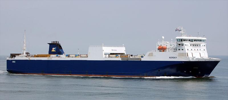 NORSKY, Ro-Ro Cargo Ship - Details and current position - IMO