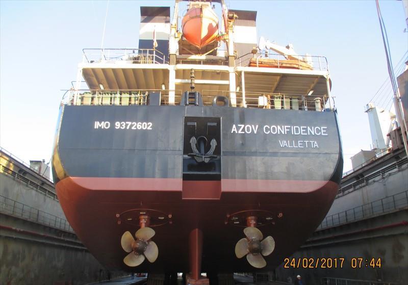 AZOV CONFIDENCE (General Cargo) IMO 9372602 Vessel Details