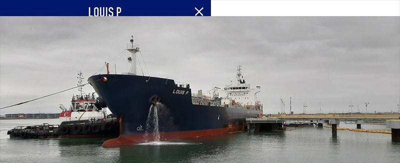 Vessel LOUIS P (Chemical Tanker) IMO 9749336, MMSI 538006806