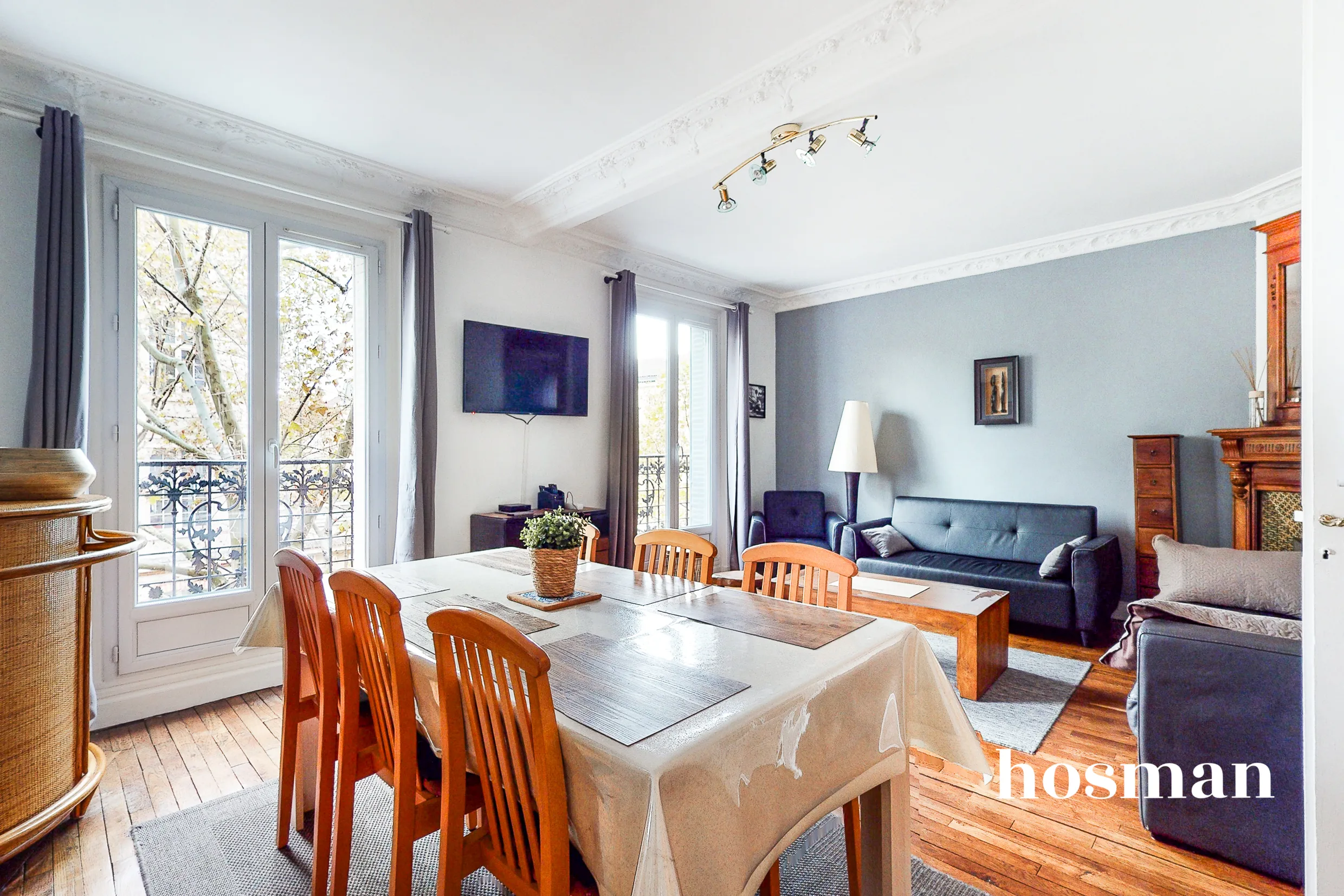 Ravissant appartement - 81m2 - 4 pièces - 2 chambres - métro Gambetta