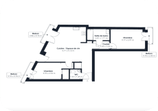 vente appartement de 60.77 m² à puteaux