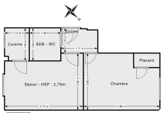 vente appartement de 23.0 m² à ivry-sur-seine