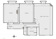 vente appartement de 76.61 m² à nanterre