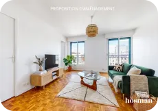 vente appartement de 45.74m² à paris