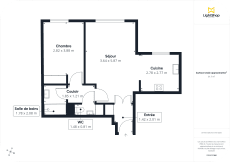 vente appartement de 52.79 m² à boulogne-billancourt