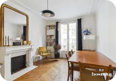 vente appartement de 54.0m² à paris