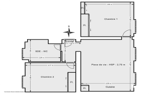 vente appartement de 47.95 m² à paris