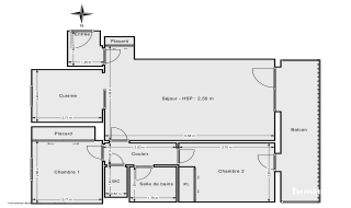 vente appartement de 64.25 m² à ivry-sur-seine