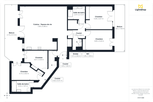 vente appartement de 128.0 m² à le plessis-robinson