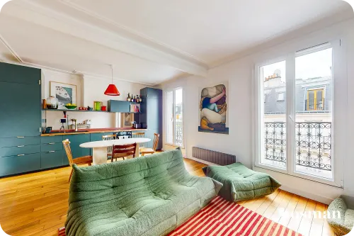 vente appartement de 52.92 m² à paris