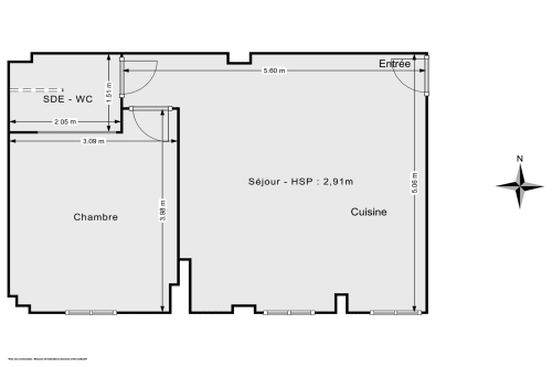 vente appartement de 37.79 m² à paris
