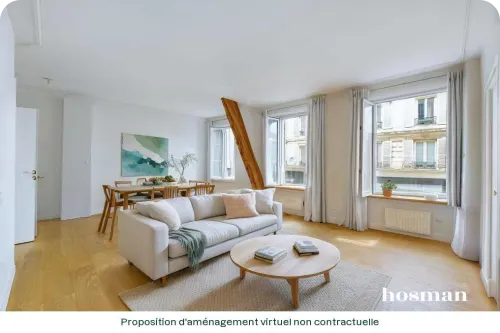 vente appartement de 54.39 m² à paris
