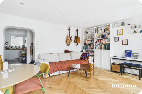 vente appartement de 54.5 m² à paris
