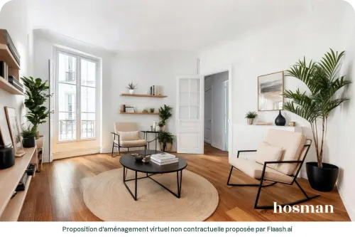 vente appartement de 63.45 m² à paris