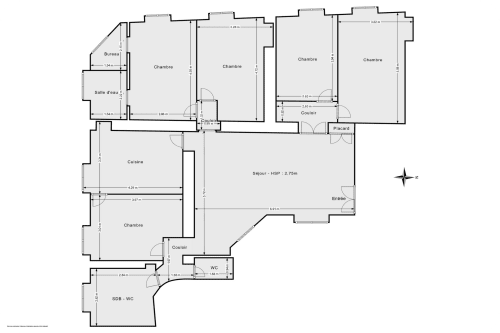 vente appartement de 123.0 m² à paris