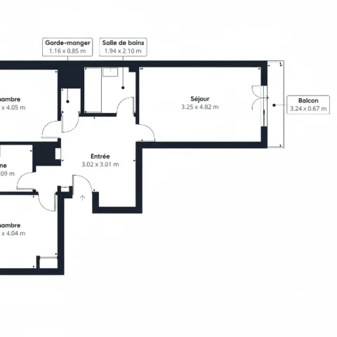 Appartement de 63.8 m² à Montreuil