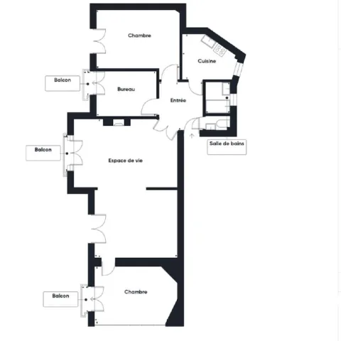 Appartement de 78.9 m² à Paris