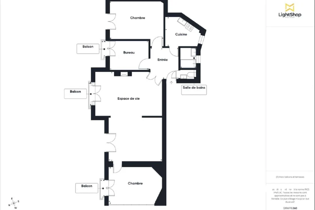 Appartement de 78.9 m² à Paris