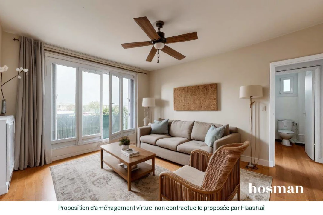 Appartement de 57.48 m² à Montreuil