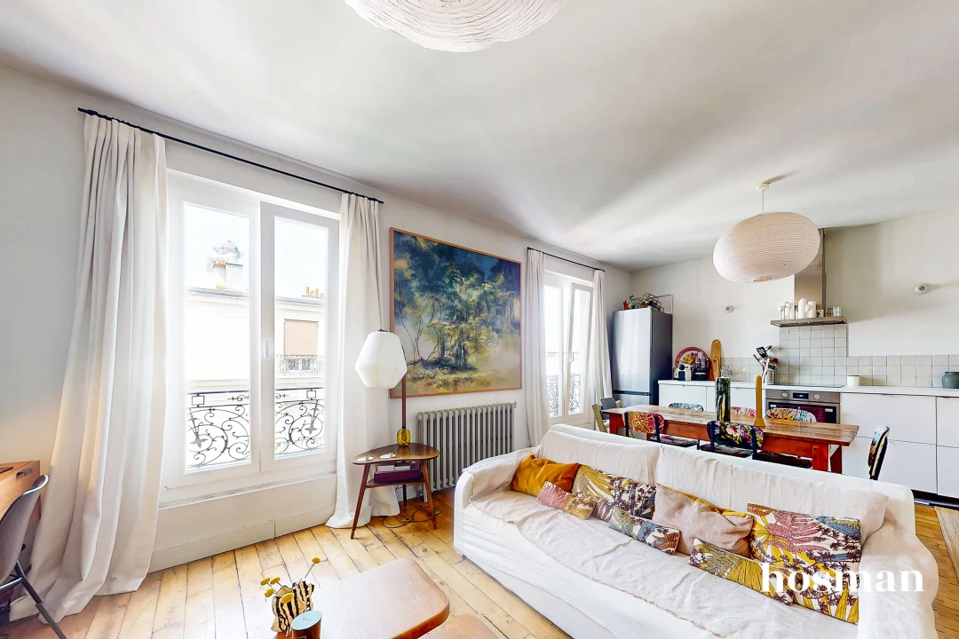 Appartement de 46.29 m² à Paris