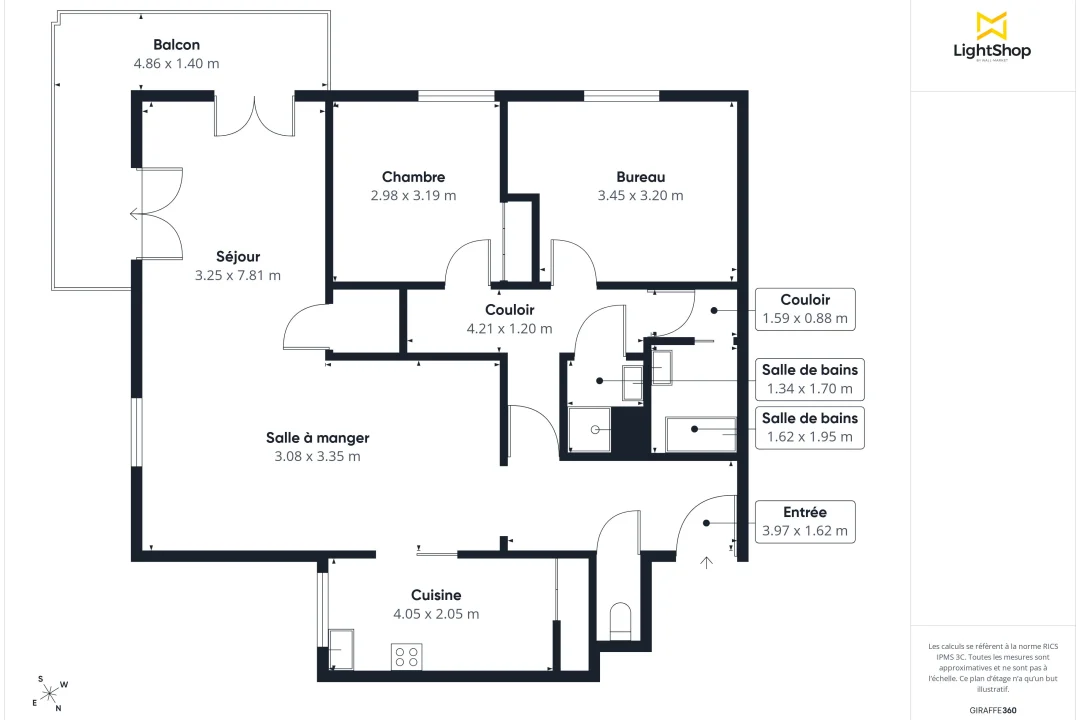 Appartement de 89.0 m² à L'Haÿ-Les-Roses