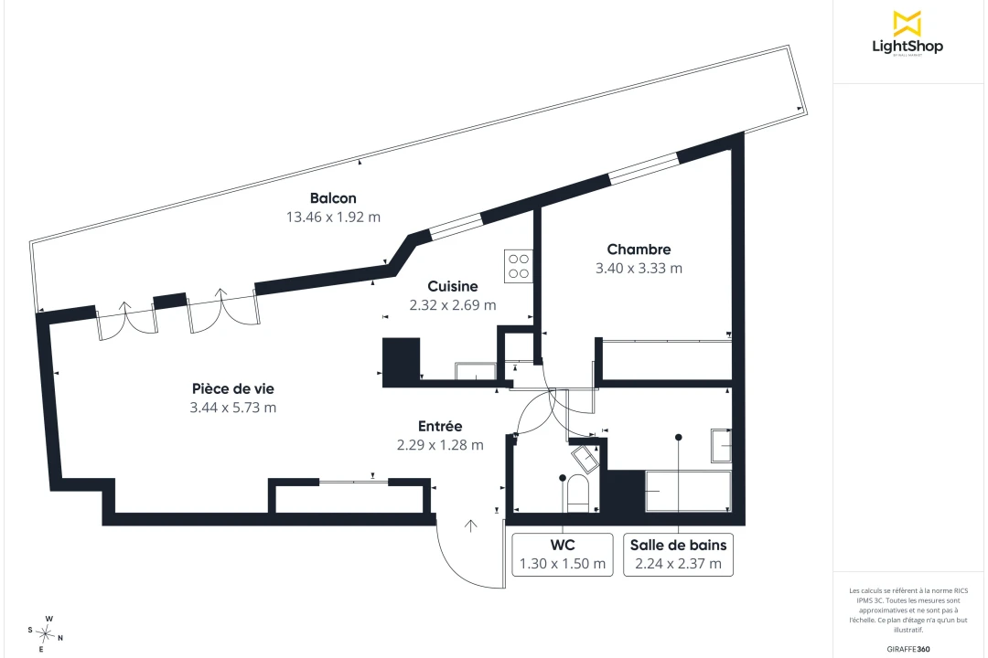 Appartement de 50.0 m² à Rosny-Sous-Bois