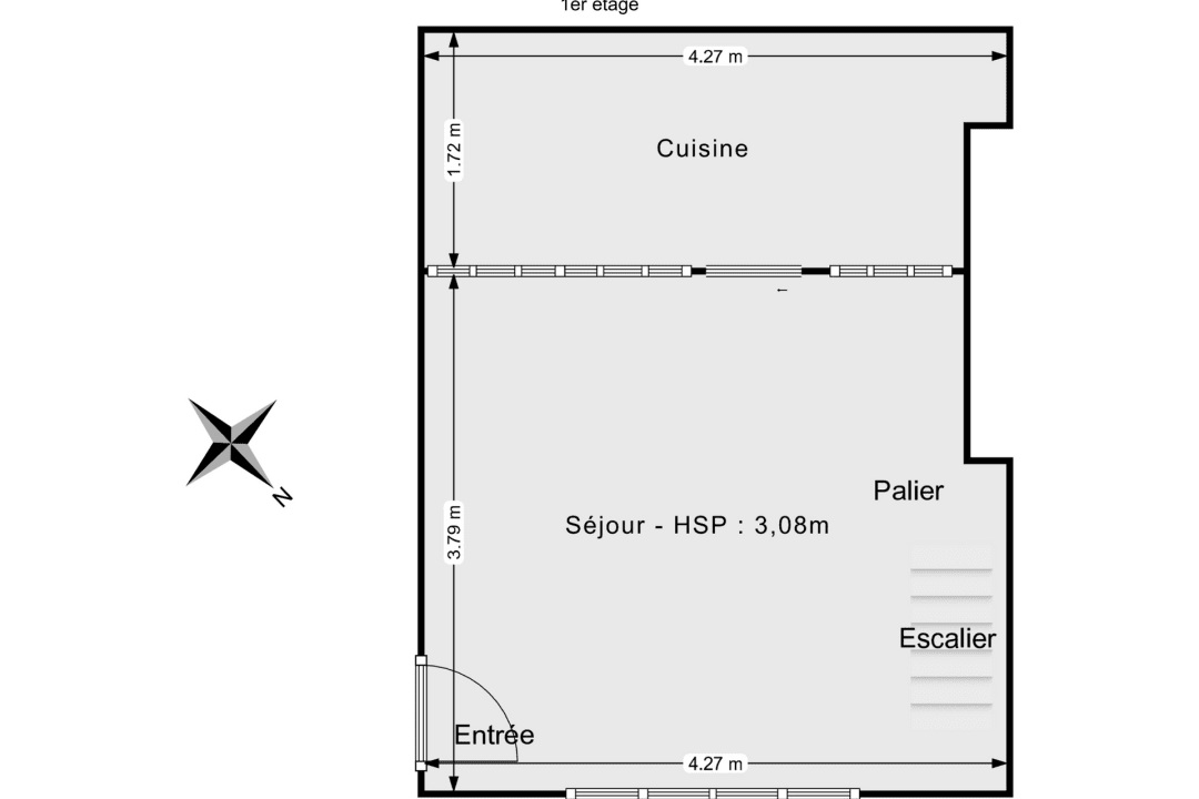 Appartement de 45.0 m² à Paris