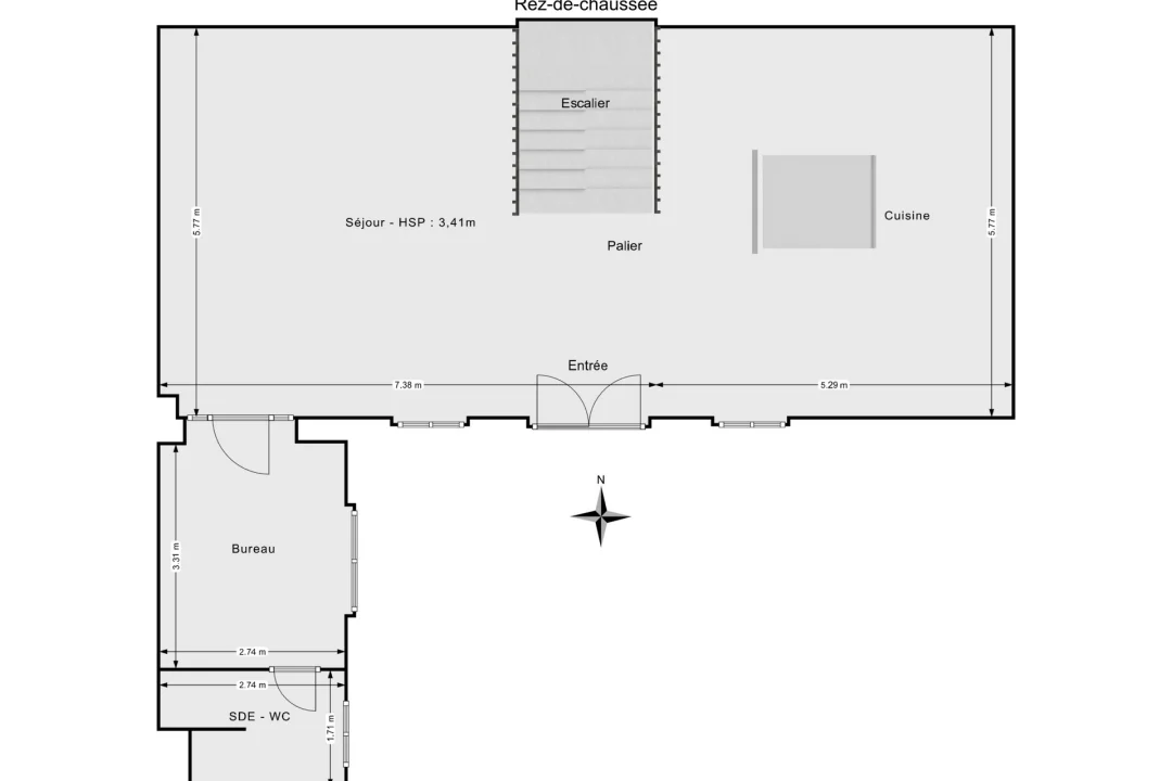 Triplex de 222.21 m² à Paris