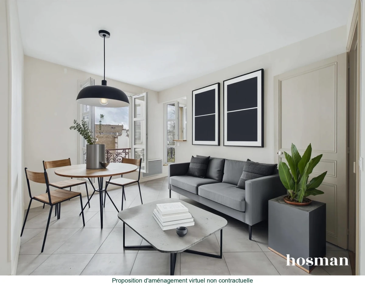 Appartement de 43.64 m² à Paris