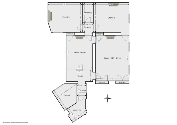 Appartement de 76.0 m² à Paris