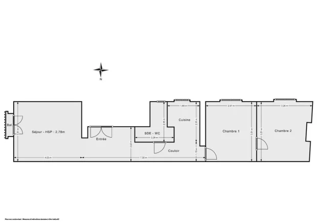 Appartement de 52.03 m² à Paris