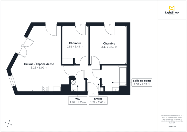 Appartement de 59.0 m² à Romainville