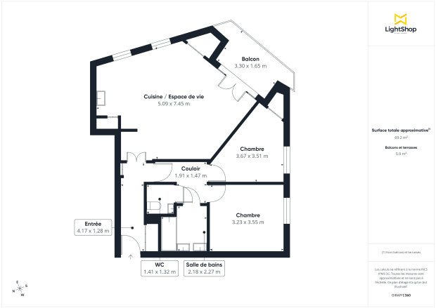 Appartement de 69.36 m² à Nogent-sur-Marne