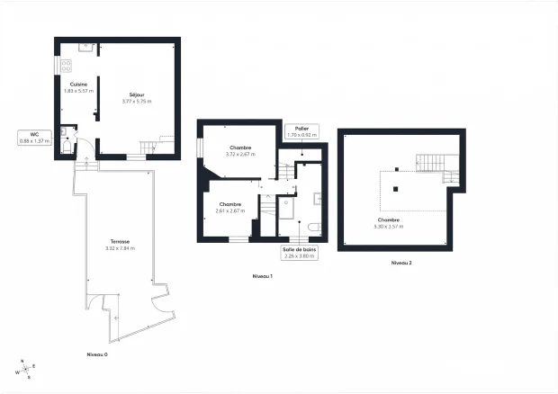 Maison de 60.43 m² à Joinville-le-Pont