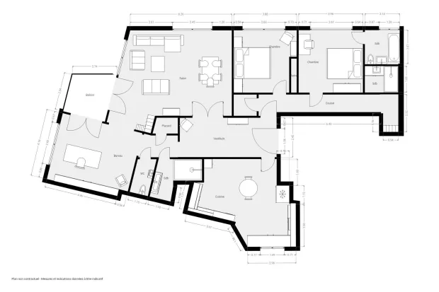 Appartement de 165.0 m² à Paris