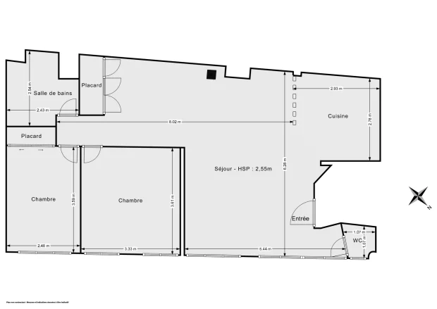 Appartement de 72.98 m² à Paris