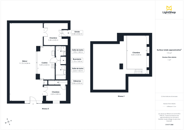 Appartement de 104.0 m² à Versailles