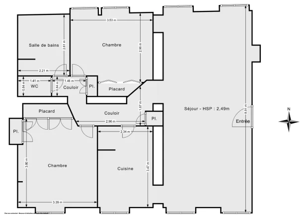 Appartement de 76.22 m² à Paris