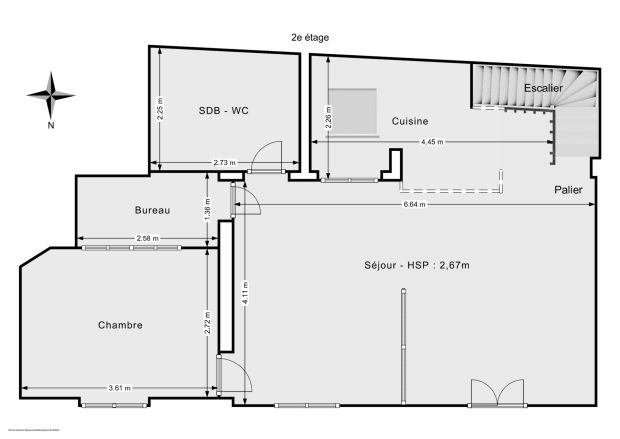 Appartement de 86.9 m² à Paris