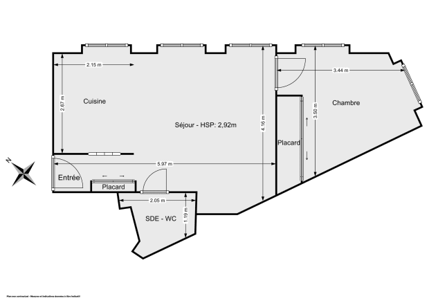 Appartement de 36.0 m² à Paris