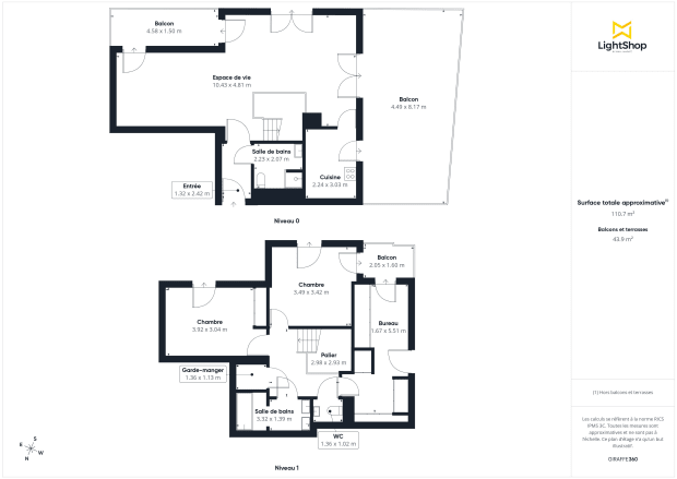 Appartement de 110.0 m² à Saint-Ouen-sur-Seine