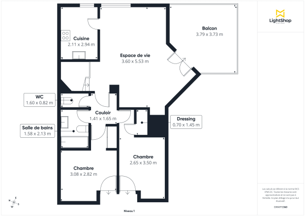 Appartement de 71.0 m² à Ivry-sur-Seine