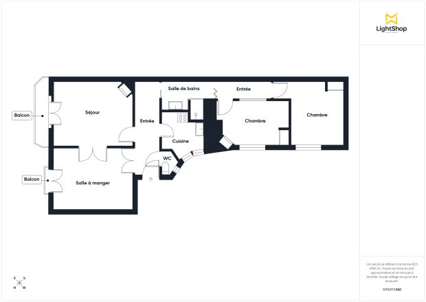 Appartement de 65.75 m² à Paris