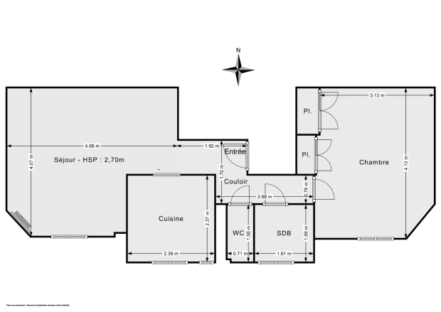 Appartement de 43.0 m² à Gennevilliers