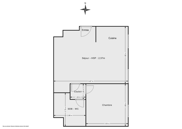 Appartement de 48.18 m² à Boulogne-Billancourt