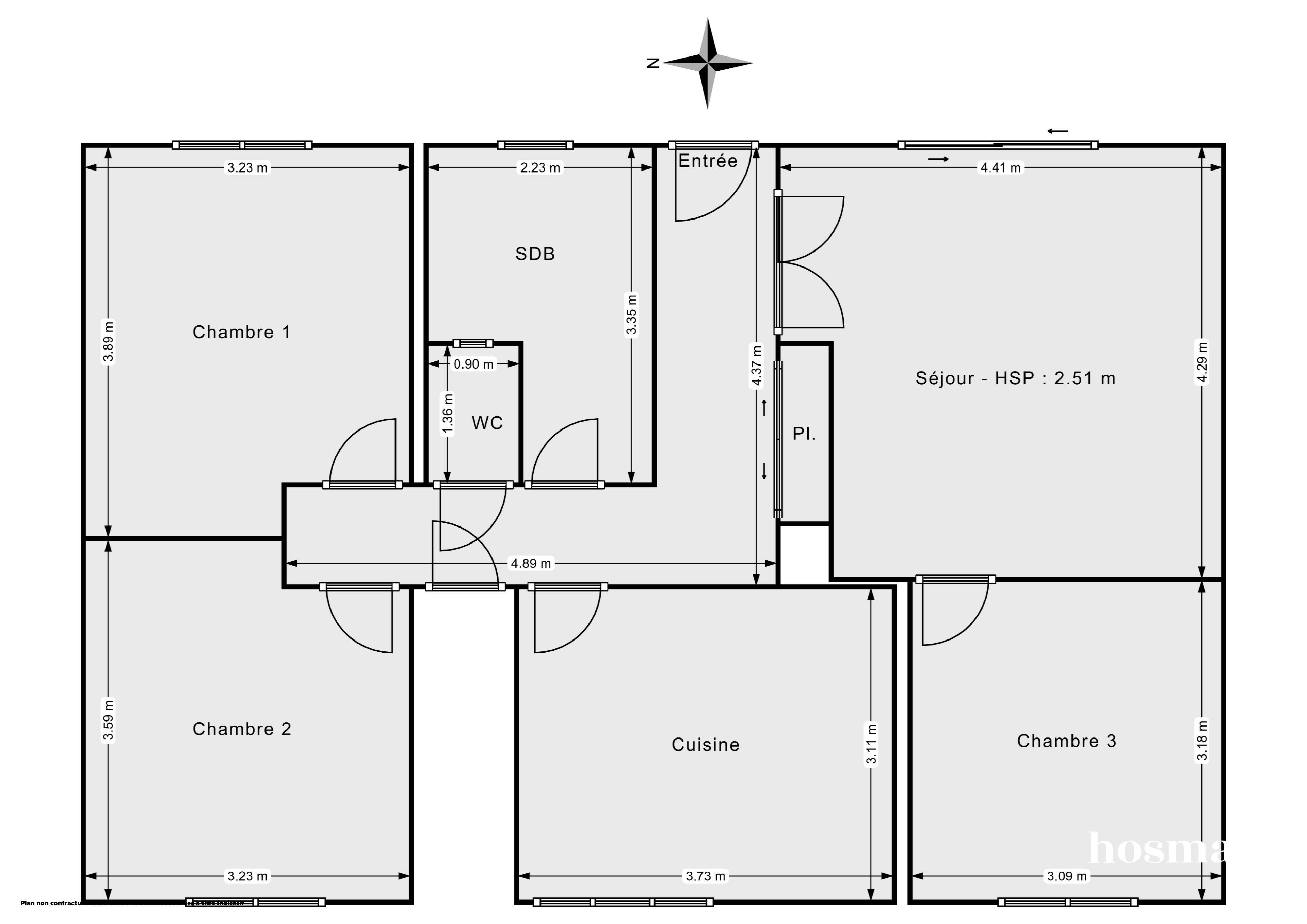 Plan 2D - Maison 100.0 La Montagne