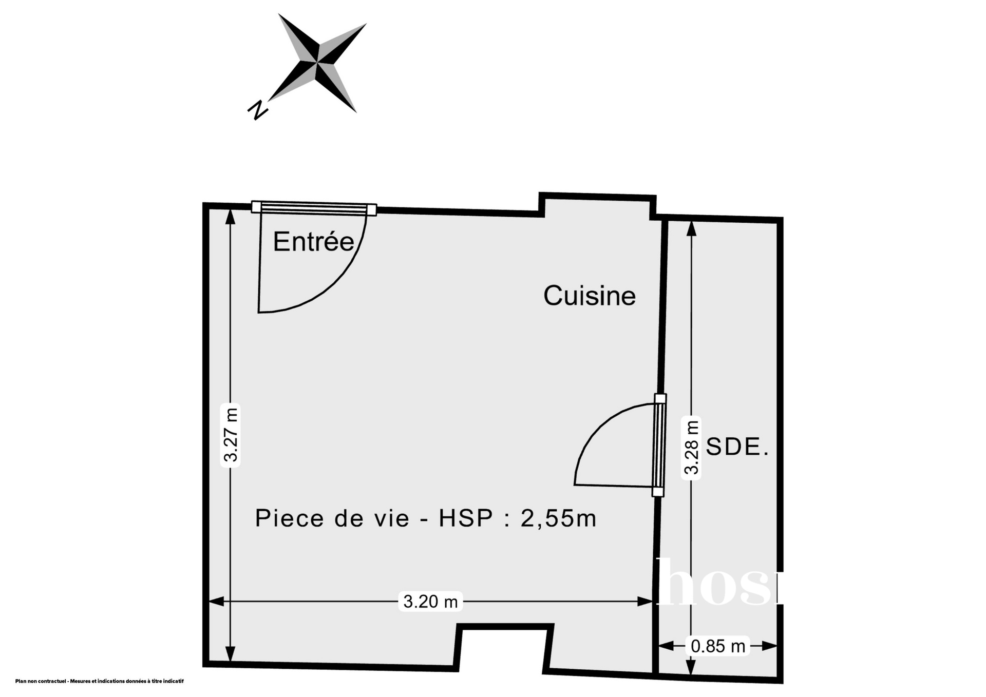 Plan 2D - Appartement 12.0 Neuilly-sur-Seine